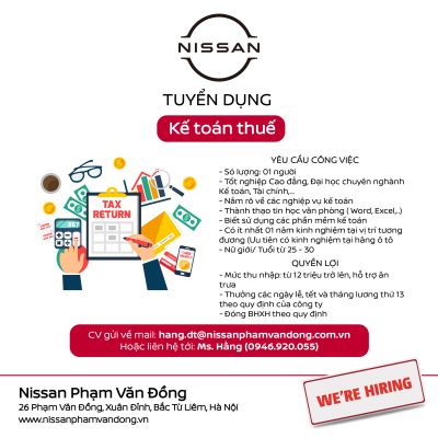 Tuyển dụng kế toán thuế
